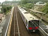 ホーム（松江方面、2011年7月）