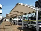 南口バス乗り場（2018年11月）