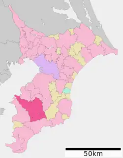 君津市位置図