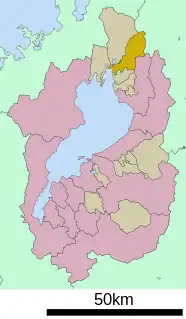 木之本町位置図