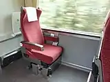 車椅子対応座席