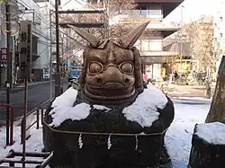 町のシンボル「勢獅子」