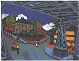 エルンスト・ルートヴィッヒ・キルヒナーRailway Underpass in Dresden