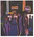 『夜の通り』（エルンスト・ルートヴィッヒ・ キルヒナー作、1926年 - 1927年）