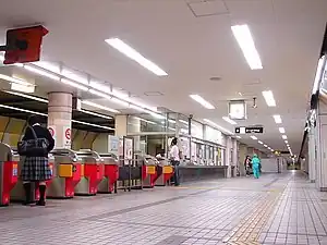 喜連瓜破駅 改札口