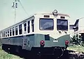 当駅に停車中のキハ604（1987年8月）