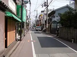 紀州街道（安立2丁目付近）