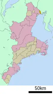 木曽岬町位置図