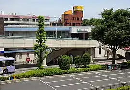 北小金駅南口（東漸寺側、2016年6月11日）