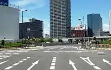 北浜1交差点(難波橋南詰)