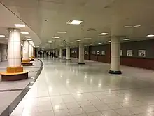 北一条地下駐車場公共地下歩道（2019年2月）