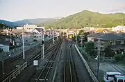 構内（2007年8月、豊岡・福知山方）