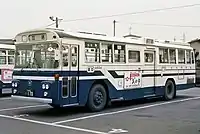 4804かつてのモノコックボディ車。1973年式、日産ディーゼル・U20+富士重工業3E車体架装。