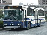 3051991年度導入。かつて導入されていたツーステップバスはこの色が標準であった。のちにツーステップバスもワンステップバス・ノンステップバスの新塗装と同色へ塗り替えが進められた。