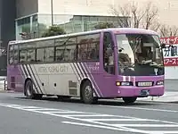 たかとう貸切車には車両番号ではなく北九州市の山や海などにちなんだ愛称が付けられる。