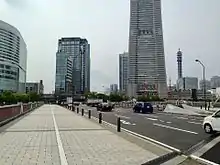 北仲橋上歩道（みなとみらい地区方面）（2014年5月撮影）