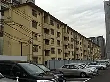 公団住宅「海岸通団地」（解体済み）（2011年12月6日）