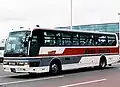 北空知バス CHUO GROUP表記の三菱ふそう・ニューエアロバスHD車