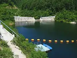 大沢ダム(北山ダム右岸より)