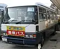 「杵築市循環バス」（当時）右回りの車両（白ナンバー車）