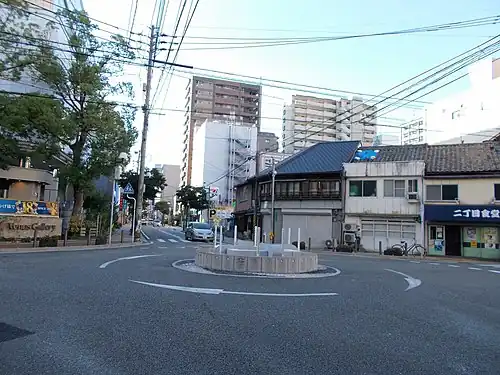 清川ロータリー(ラウンドアバウト)