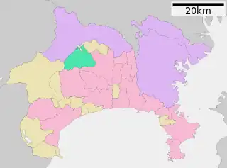 清川村位置図