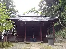 清水寺 観音堂（県指定有形文化財）（2017年9月撮影）