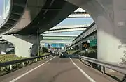 内回り側オフランプ