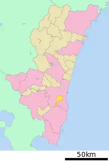 清武町位置図
