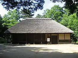 千葉県立房総のむら(智司の帰りを松子が待つシーン、終戦直後に梅子と竹夫が買い出しに行く農村)