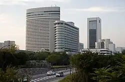 神戸ポートピアホテル周辺。