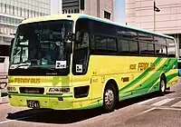 神戸フェリーバス トイレなし車両「神戸フットバス号」