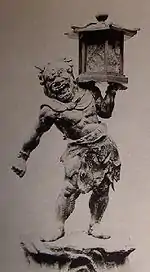 興福寺・天灯鬼像(1900年以前)
