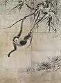 『枯木猿猴図（左部分）』（龍泉庵蔵）