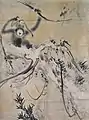 『枯木猿猴図（右部分）』（龍泉庵蔵）