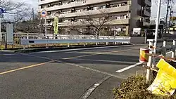 瘤木橋(瘤木町・水無瀬町境)
