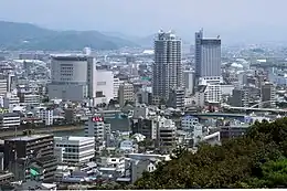 高知市のスカイライン