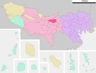 小平市位置図