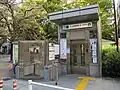 小伝馬町駅のエレベーター出口