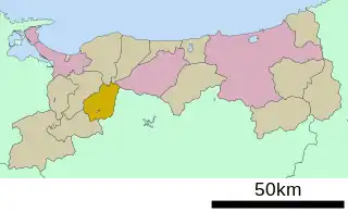 江府町位置図