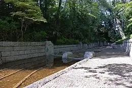 諏訪曲輪土塁・堀(古河歴史博物館)