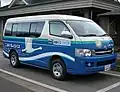 こはくちょうバスの車両（2008年、湖北町当時）