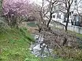 西側にある外堀跡