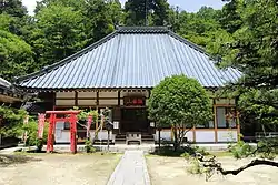 香積寺本堂（足助町、2019年（令和元年）8月）