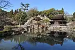 国の名勝「永保寺庭園　無際橋」