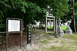古木江城跡(愛知県愛西市森川町富岡神社)