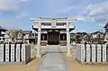 壇場山古墳から移転した国分寺天満宮