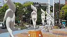 歩道（下流側）