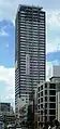 建設中の小倉D.C.タワー（2010年8月）
