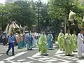 御神幸祭の様子（八坂神社前）